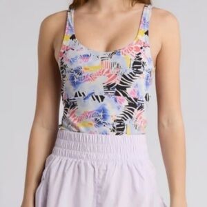 FP Movement by Free People Floral Strappy Tank Top